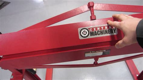 36 inch sheet metal brake|sheet metal bender harbor freight.